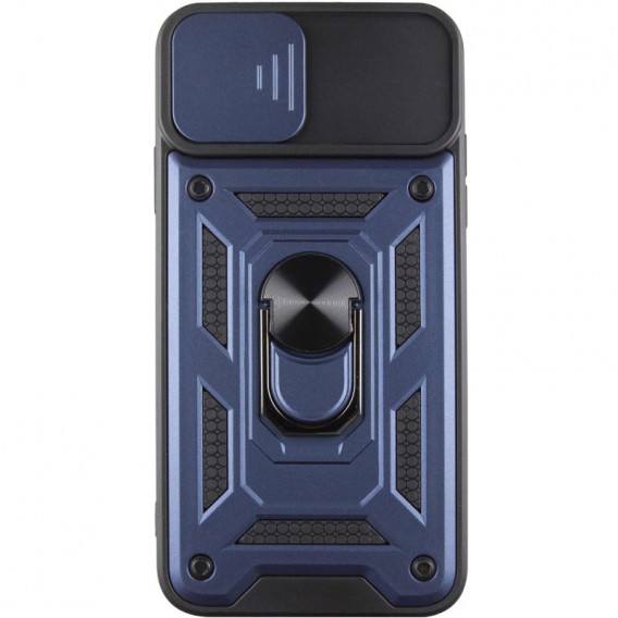 Ударостійкий чохол Camshield Serge Ring для Apple iPhone 13 Pro (6.1") Синій