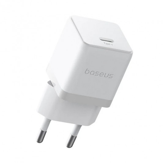 МЗП Baseus Palm Fast Charger 30W (1USB-C) + кабель Type-C to Type-C (P10111605113-01) Moon White - зображення 3 