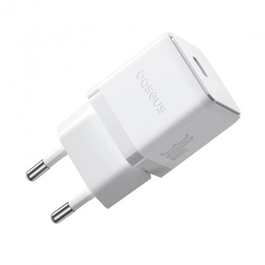 МЗП Baseus Palm Fast Charger 30W (1USB-C) + кабель Type-C to Type-C (P10111605113-01) Moon White - зображення 4 