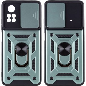 Ударостійкий чохол Camshield Serge Ring для Xiaomi Poco X4 Pro 5G Зелений Ударостійкий чохол Camshield Serge Ring для Xiaomi Poco X4 Pro 5G Зелений