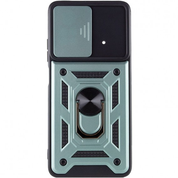 Ударостійкий чохол Camshield Serge Ring для Xiaomi Poco X4 Pro 5G Зелений