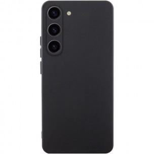 Чехол TPU GETMAN Liquid Silk Full Camera для Samsung Galaxy S21 Черный/Black