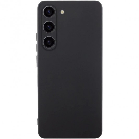 Чохол TPU GETMAN Liquid Silk Full Camera для Samsung Galaxy S21 Чорний / Black