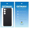 Чохол TPU GETMAN Liquid Silk Full Camera для Samsung Galaxy S21 Чорний / Black