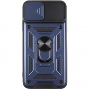 Ударостійкий чохол Camshield Serge Ring для Apple iPhone 13 Pro Max (6.7") Синій