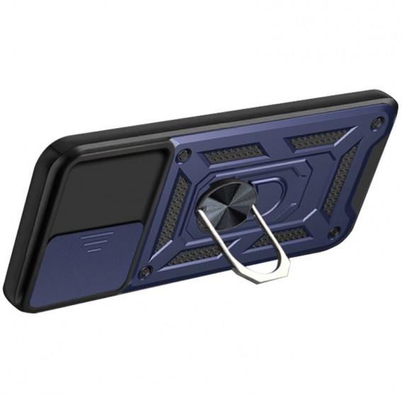 Ударостійкий чохол Camshield Serge Ring для Samsung Galaxy S20 FE Синій