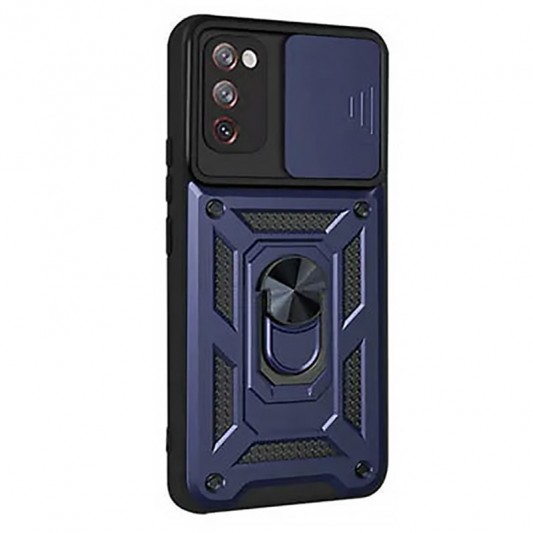 Ударостійкий чохол Camshield Serge Ring для Samsung Galaxy S20 FE Синій - зображення 4 