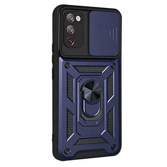 Ударостійкий чохол Camshield Serge Ring для Samsung Galaxy S20 FE Синій