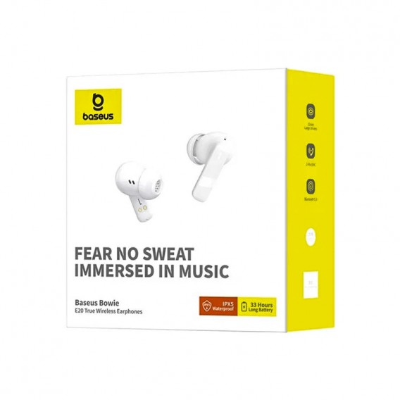 Бездротові TWS навушники Baseus Bowie E20 (A00069700) Stellar White
