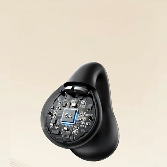 Бездротові TWS навушники Baseus OS Bass 15 Clip Open-Ear (A00079500) Cluster Black - зображення 4 