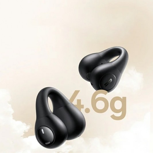 Бездротові TWS навушники Baseus OS Bass 15 Clip Open-Ear (A00079500) Cluster Black - зображення 6 