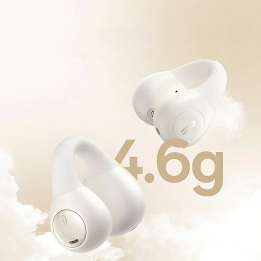 Бездротові TWS навушники Baseus OS Bass 15 Clip Open-Ear (A00079500) Stellar White - зображення 2 