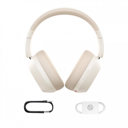 Накладные беспроводные наушники Baseus Bass 35 Max (A00070800) Stellar White - изображение 1