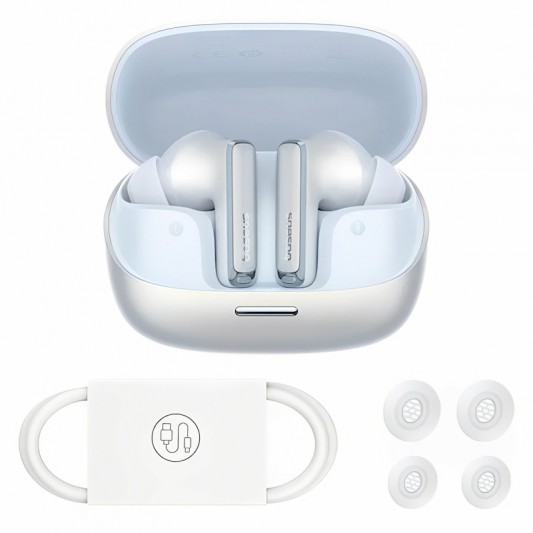 Бездротові TWS навушники Baseus OS Bowie M2s Pro (A00051801) Moon White - зображення 3 