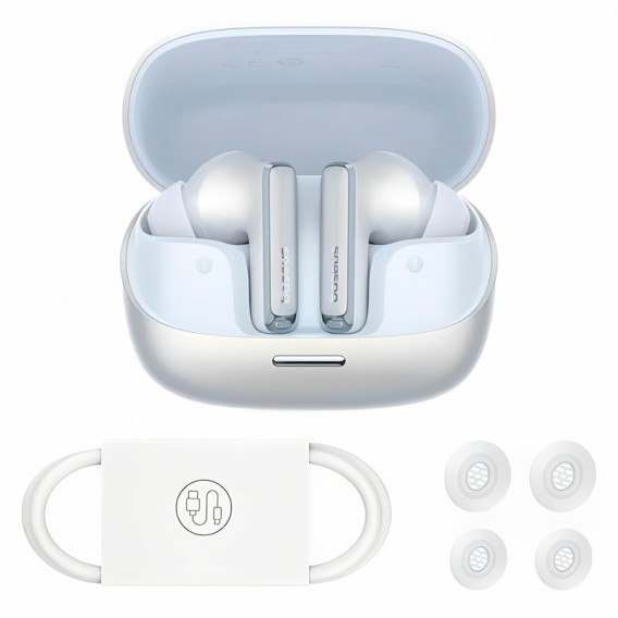 Бездротові TWS навушники Baseus OS Bowie M2s Pro (A00051801) Moon White