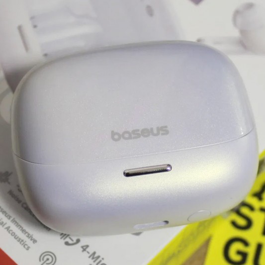 Бездротові TWS навушники Baseus OS Bowie M2s Pro (A00051801) Moon White - зображення 4 