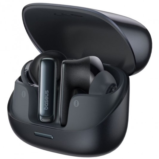 Бездротові TWS навушники Baseus OS Bowie M2s Pro (A00051801) Cosmic Black - зображення 1 