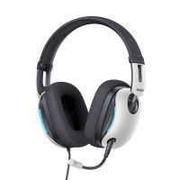 Накладні навушники Baseus OS GoPlay 1+ Max Gaming (USB-A/2m) (A00181003213-00) Moon White