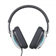 Накладные наушники Baseus OS GoPlay 1+ Max Gaming (USB-A/2m) (A00181003213-00) Moon White