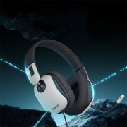 Накладные наушники Baseus OS GoPlay 1+ Max Gaming (USB-A/2m) (A00181003213-00) Moon White
