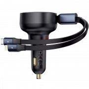 АЗП Baseus Enjoyment Pro 60W (1USB-C) + выдвижной кабель Type-C (C00057802111-01) Cluster Black