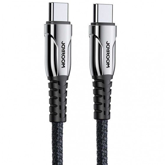 Дата кабель Joyroom S-1230K1 Type-C to Type-C 60W (1.2m) Черный