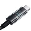 Дата кабель Baseus Gem Fast Charging Type-C 100W 1m Cluster Black