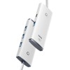 Перехідник HUB Baseus Lite серії 4в1 USB-A до USB3.0 (0,25м) Білий