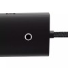 Перехідник HUB Baseus Lite 4in1 з USB-A до USB3.0 (0.25m) Black