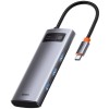 Перехідник HUB Baseus Metal Gleam 5-in-1 Type-C (CAHUB-CX) Gray