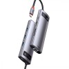Перехідник HUB Baseus Metal Gleam 8-в-1 Type-C (CAHUB-CV0G) Gray