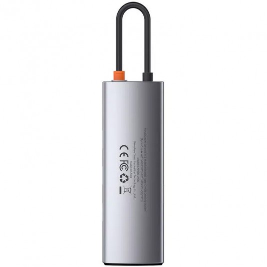 Переходник HUB Baseus Metal Gleam Series 8-in-1 Multifunctional Type-C (CAHUB-CV0G) Gray - изображение 4