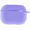 Силіконовий футляр New з карабіном для AirPods Pro, колір Бузковий