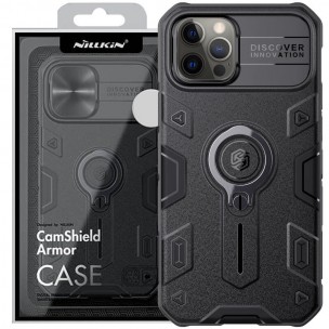 TPU+PC чохол Nillkin CamShield Armor no logo (шторка на камеру) для Apple iPhone 13 Pro Max (6.7") Чорний TPU+PC чохол Nillkin CamShield Armor no logo (шторка на камеру) для Apple iPhone 13 Pro Max (6.7") Чорний