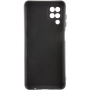 Чохол TPU GETMAN Liquid Silk Full Camera для Samsung Galaxy A12 Чорний / Black
