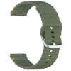 Силіконовий ремінець Wavy для Smart Watch 22mm Dark Olive
