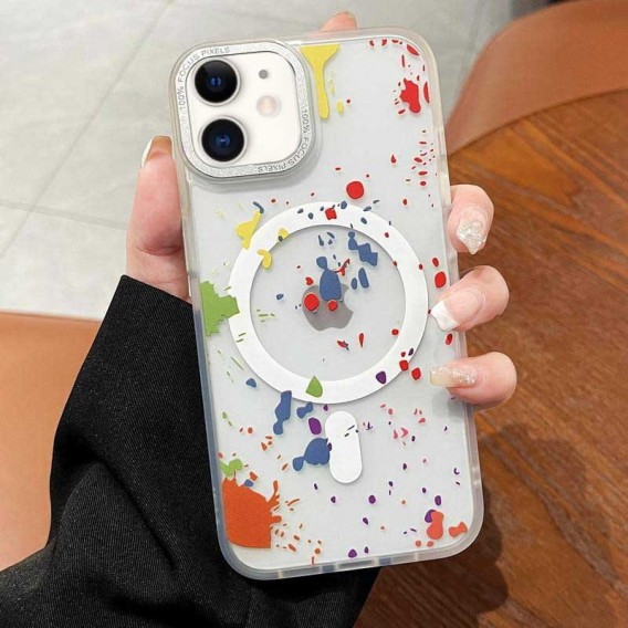 Чохол TPU+PC Flush with MagSafe для Apple iPhone 11 (6.1") White