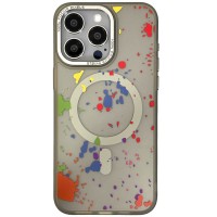 Чохол TPU+PC Flush with MagSafe для Apple iPhone 16 Pro (6.3") Titanium grey