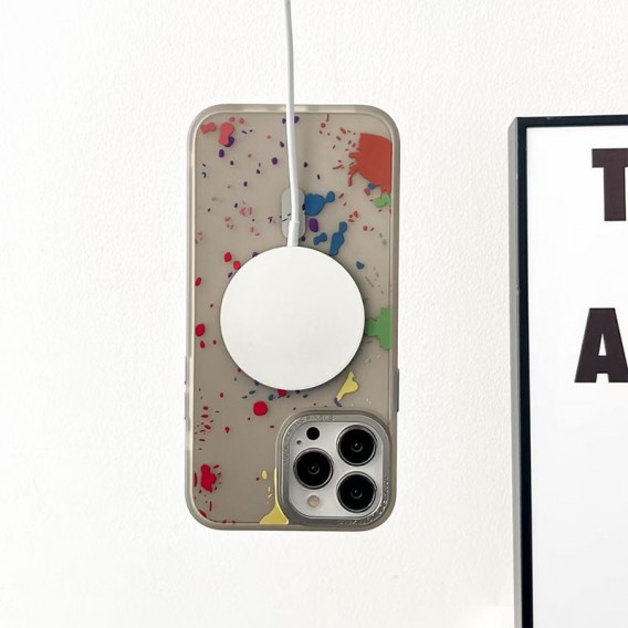 Чохол TPU+PC Flush with MagSafe для Apple iPhone 12 Pro / 12 (6.1") Titanium grey