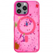 Чехол TPU+PC Flush with MagSafe для Apple iPhone 14 Pro Max (6.7") Barbie Pink