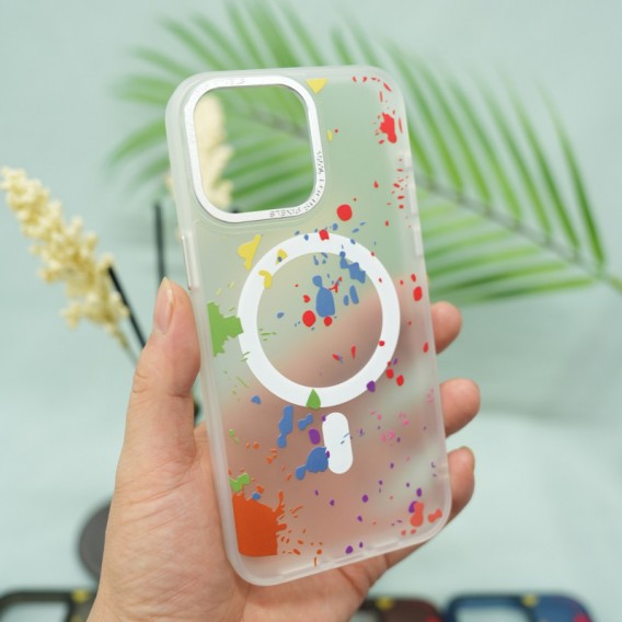 Чохол TPU+PC Flush with MagSafe для Apple iPhone 13 Pro Max (6.7") White