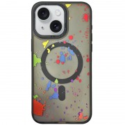 Чехол TPU+PC Flush with MagSafe для Apple iPhone 14 (6.1") Titanium black