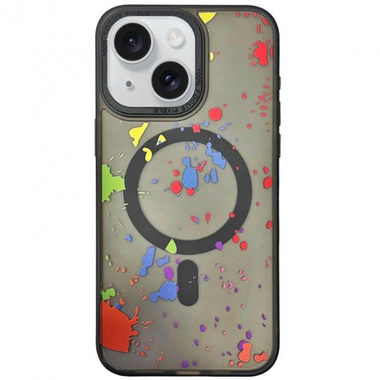 Чехол TPU+PC Flush with MagSafe для Apple iPhone 14 (6.1") Titanium black