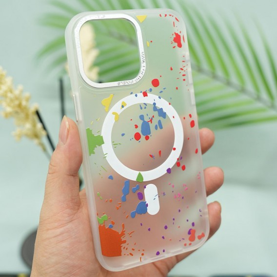 Чохол TPU+PC Flush with MagSafe для Apple iPhone 14 (6.1") White