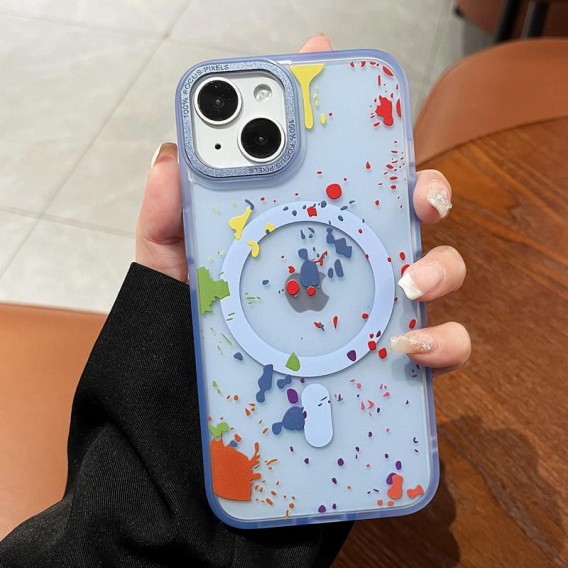 Чехол TPU+PC Flush with MagSafe для Apple iPhone 15 (6.1") Lazure