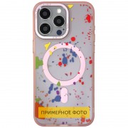 Чехол TPU+PC Flush with MagSafe для Apple iPhone 16 (6.1") Baby pink