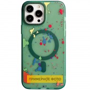 Чехол TPU+PC Flush with MagSafe для Apple iPhone 16 (6.1") Dark green
