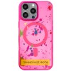 Чохол TPU+PC Flush with MagSafe для Apple iPhone 16e / 17e (6.1") Barbie Pink