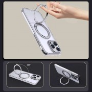 Чехол TPU+PC Empire с MagSafe and Ring для Apple iPhone 15 Pro (6.1") Clear