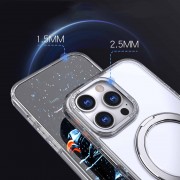 Чехол TPU+PC Empire с MagSafe and Ring для Apple iPhone 15 Pro (6.1") Clear
